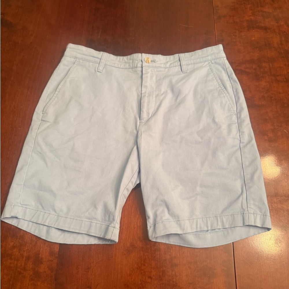 Nautica Blue Flat Front Shorts Classic Summer Style